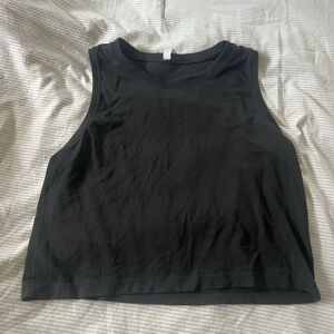 lululemon athletica Cropped Black Tank